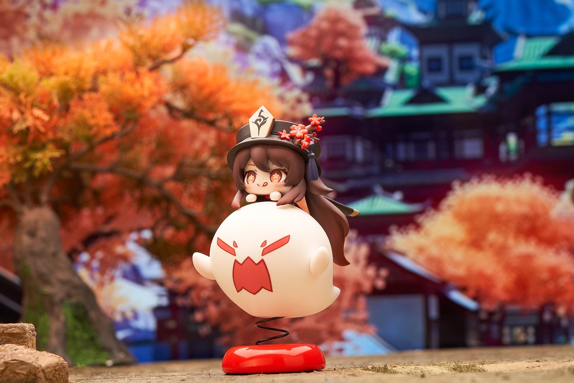 Genshin Impact Figure - Hu Tao Chibi Chara Yurayura Stand