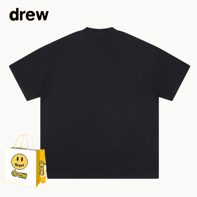 Drew T-shirts Smiley Printed Short Sleeve